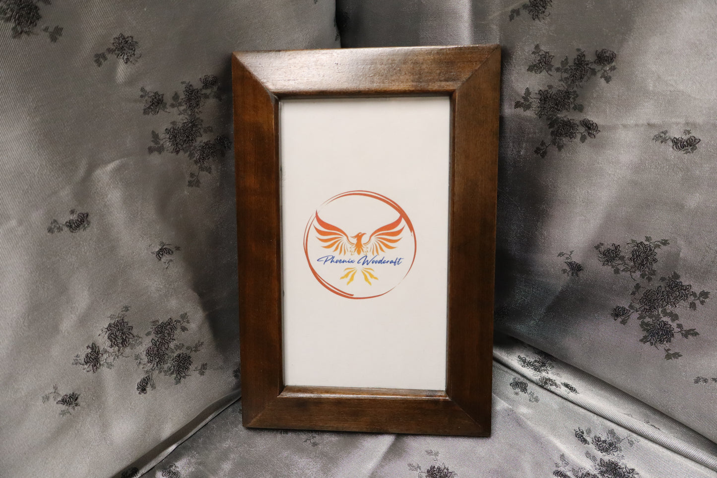 6x10 Cherry Picture Frame with Ebony Stain (#25)