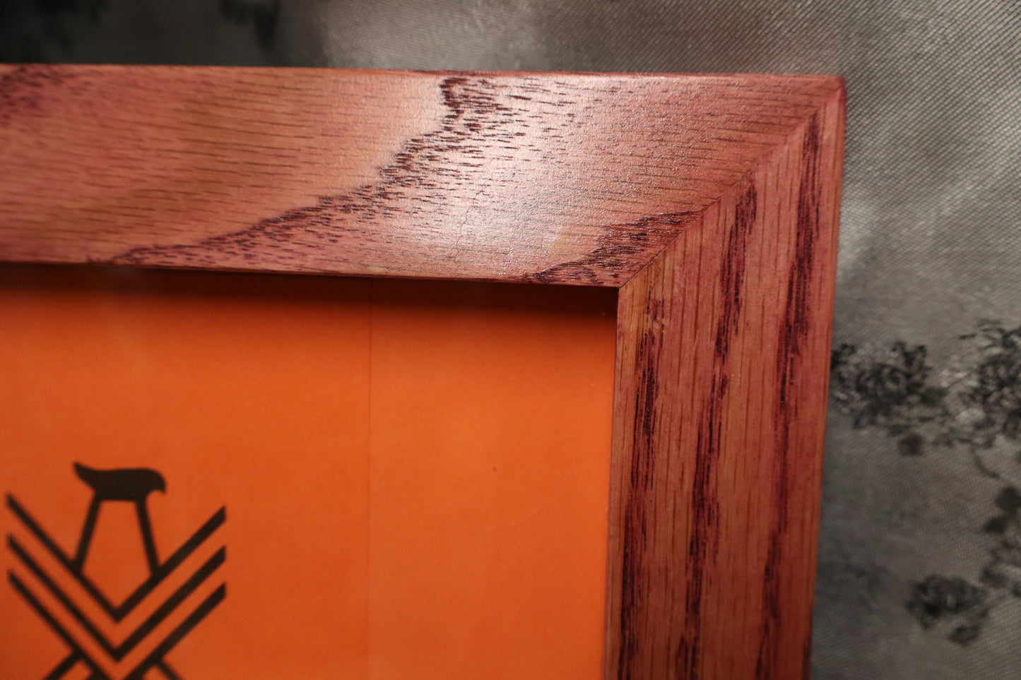 6x8 Oak Picture Frame with Cherry Stain (#32)