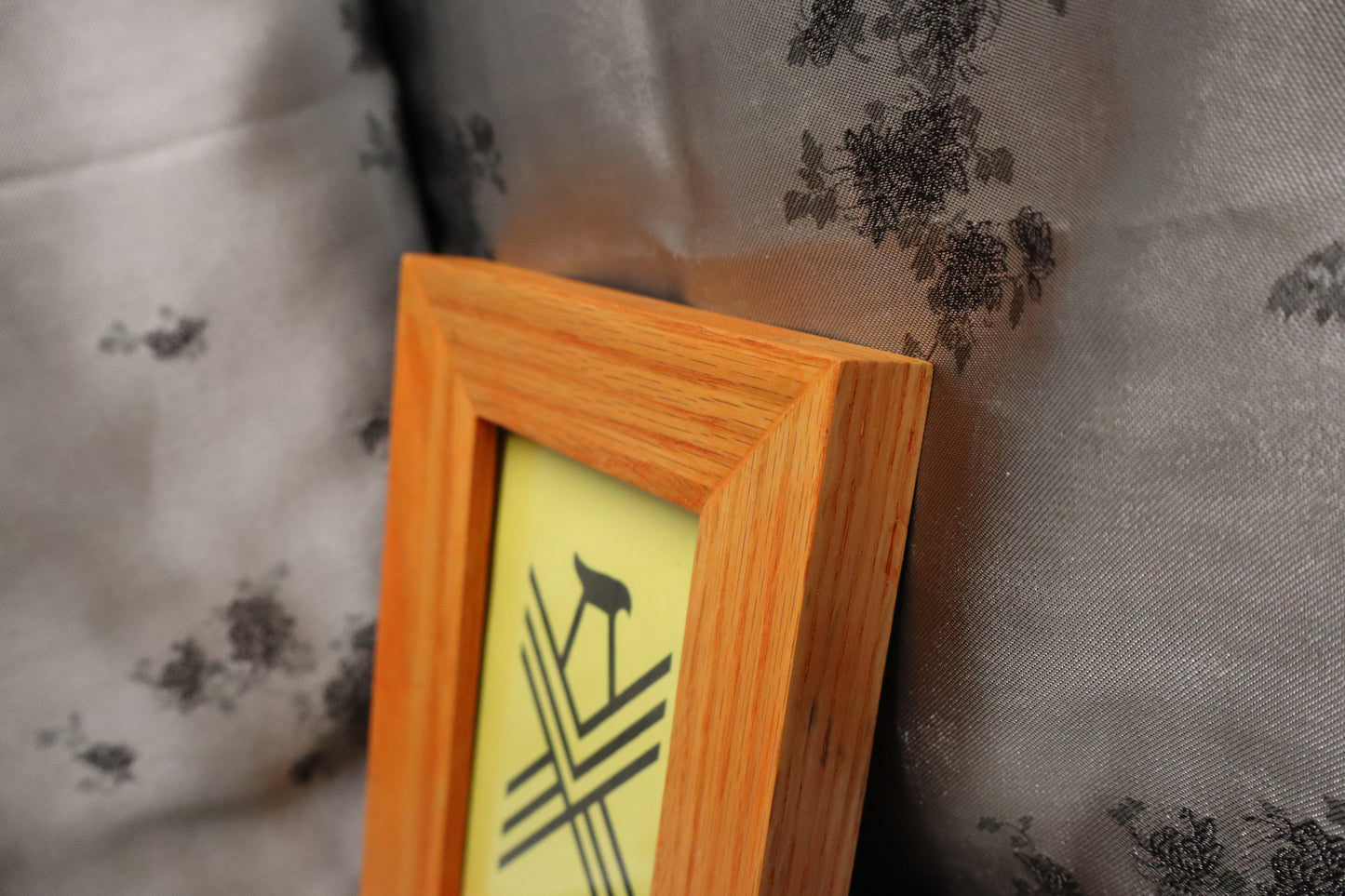 4x6 Orange Oak Picture Frame (#36)