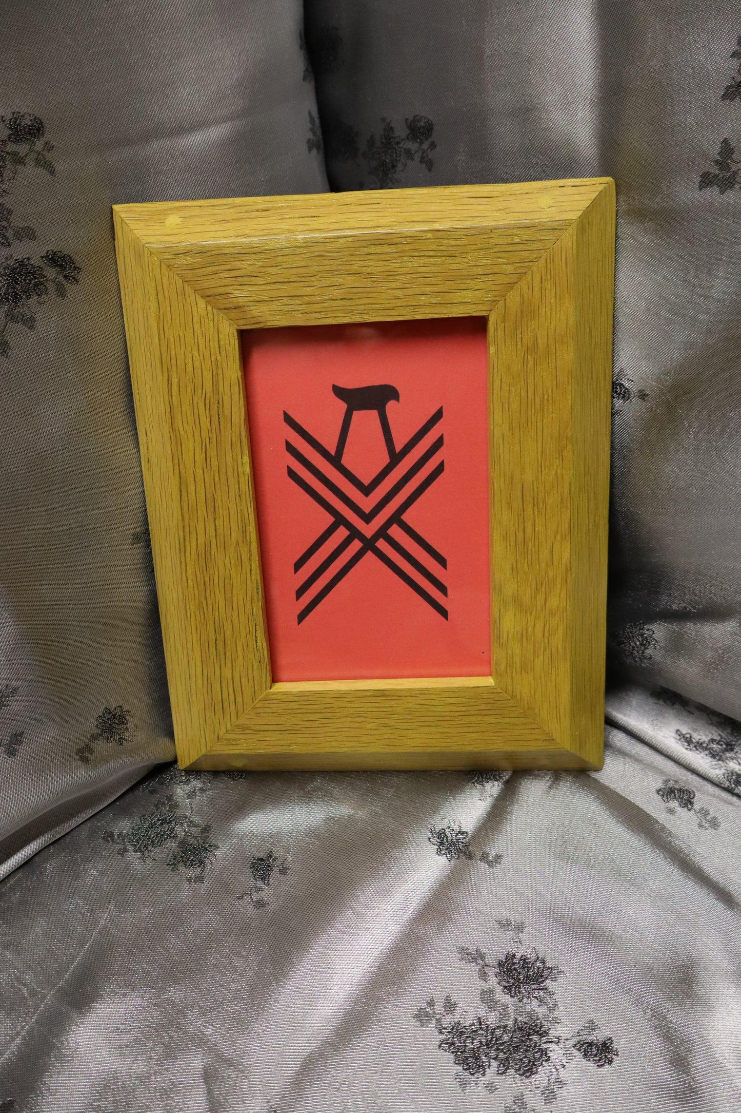 4x6 Daffodil Yellow Oak Picture Frame (#41)