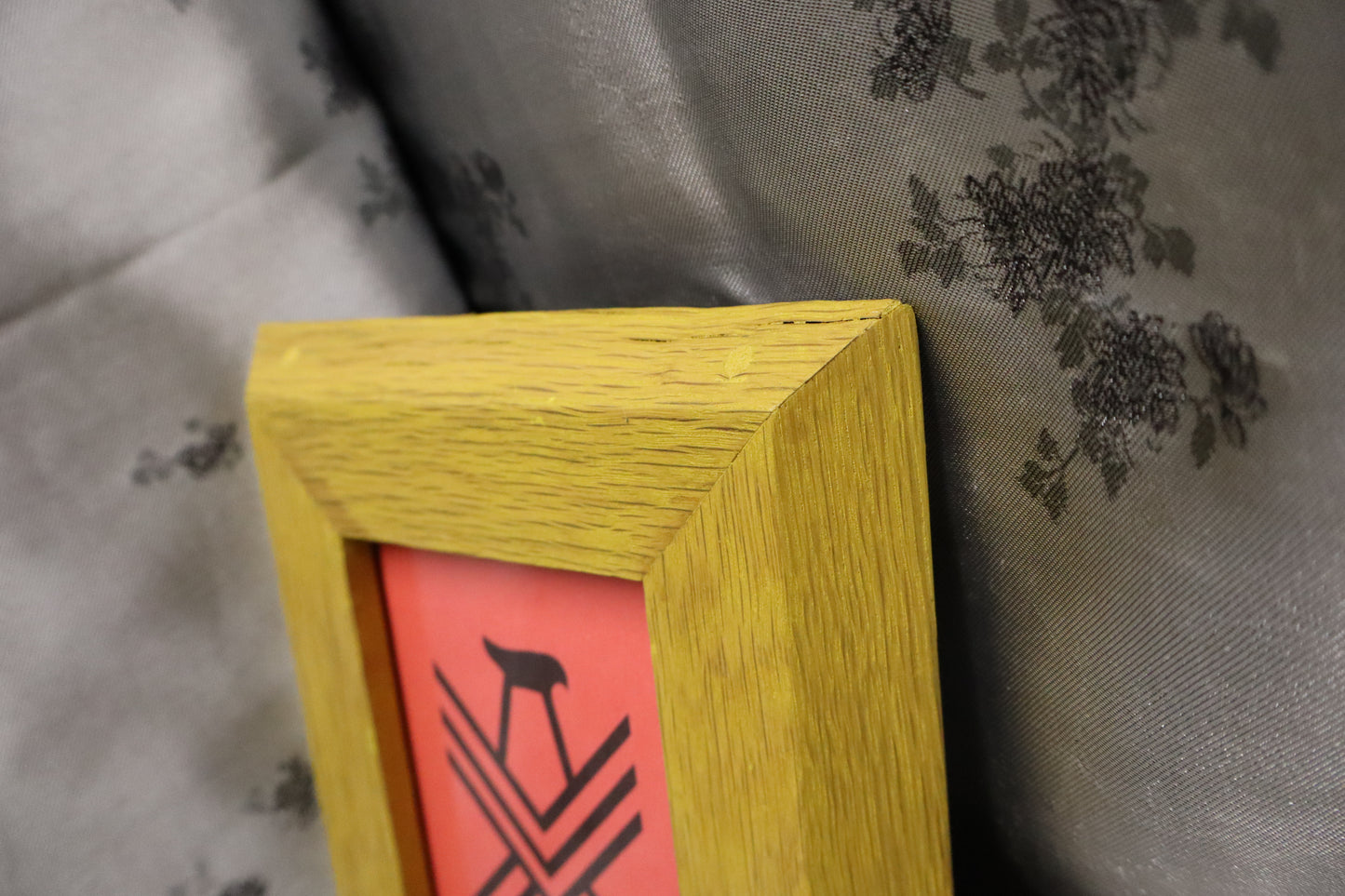 4x6 Daffodil Yellow Oak Picture Frame (#41)