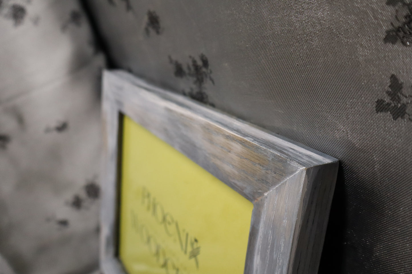 8x10 Distressed White and Gray Picture Frame (#43)