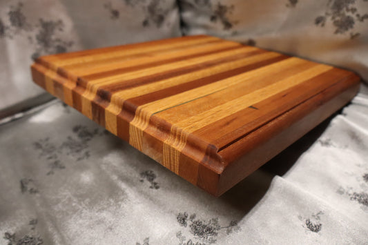 Red Oak, Maple, and Cherry Cutting Board (#96)