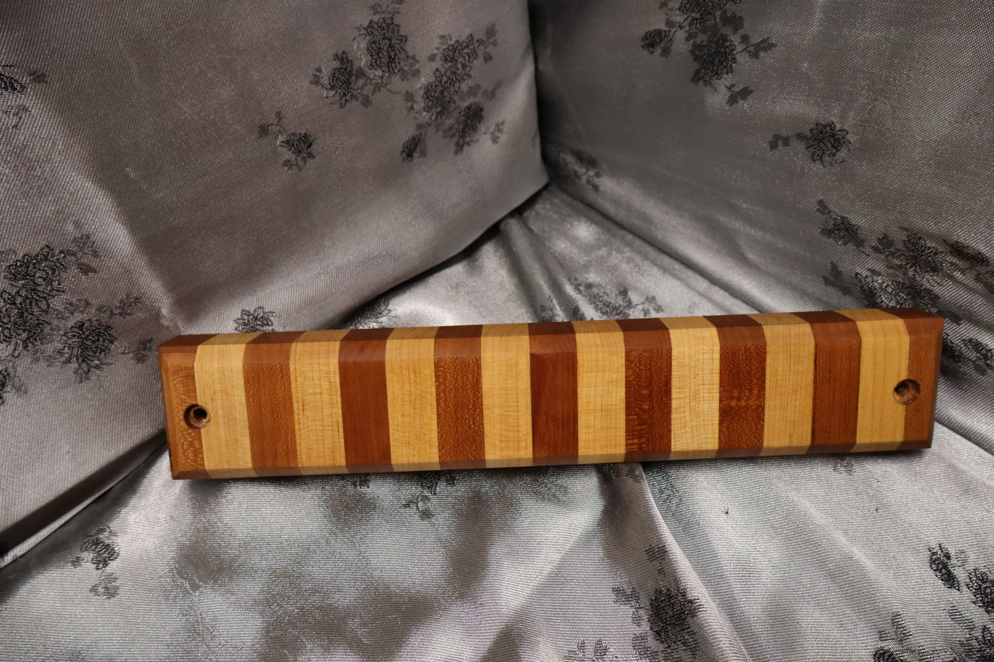 American Cherry and Maple Magnetic Knife Strip (#3)