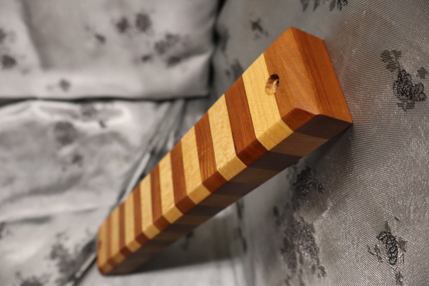 American Cherry and Maple Magnetic Knife Strip (#3)