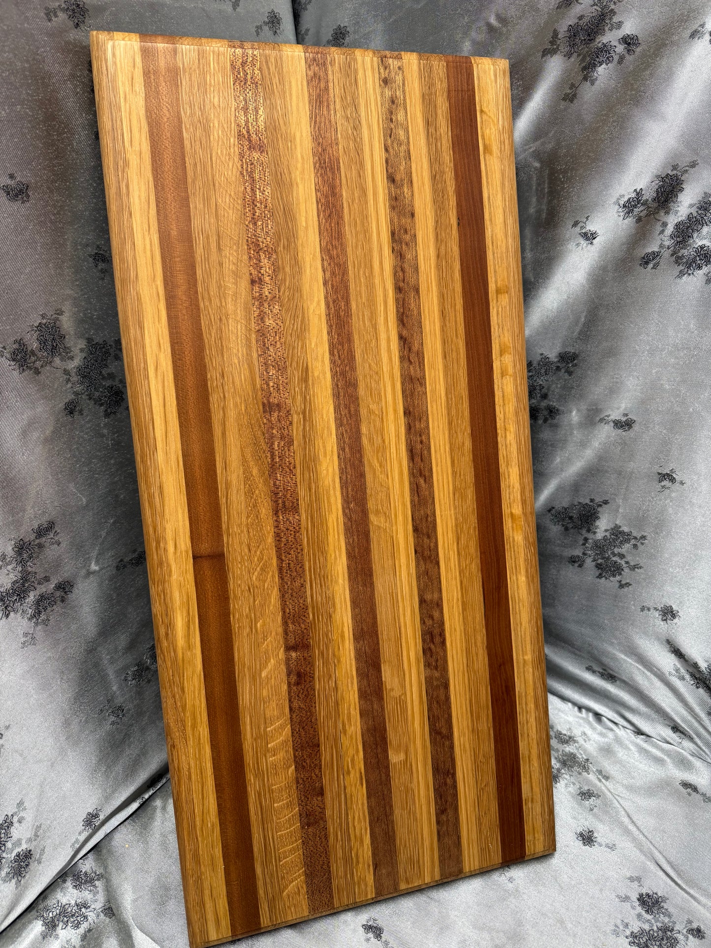 Board # 134 - XL size - American Cherry and African Mahogany