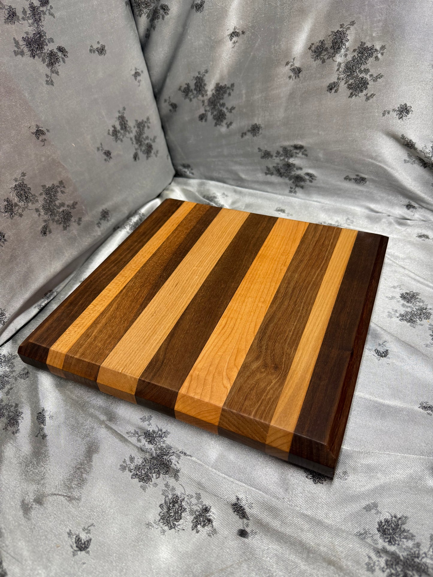 Board #136 - Medium - Black Walnut and Maple