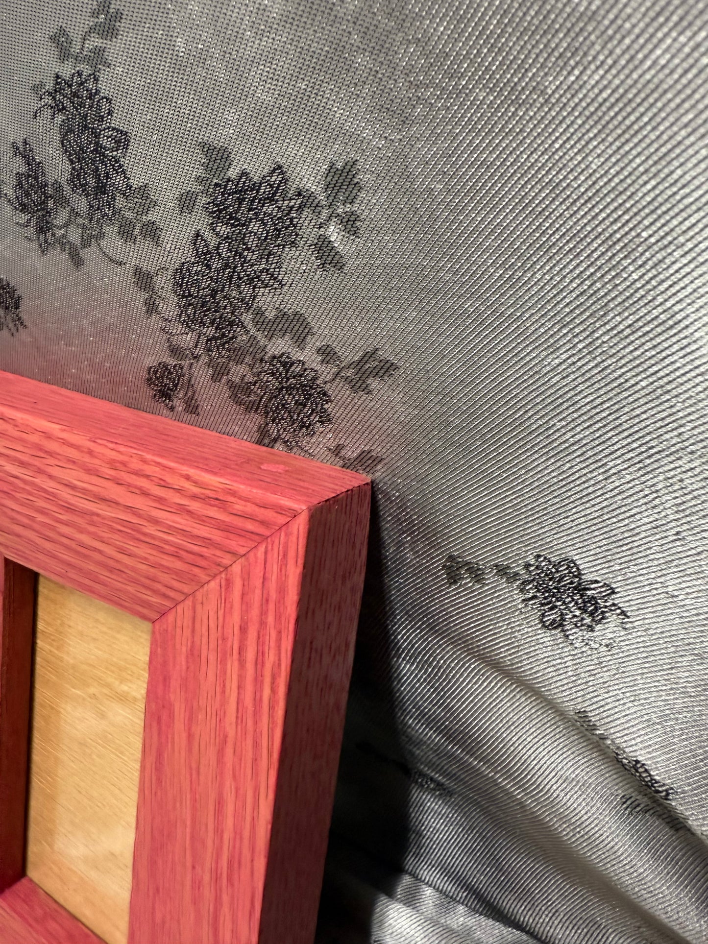 2x4 Picture Frame #50 - Red Oak with Blossom Pink Stain