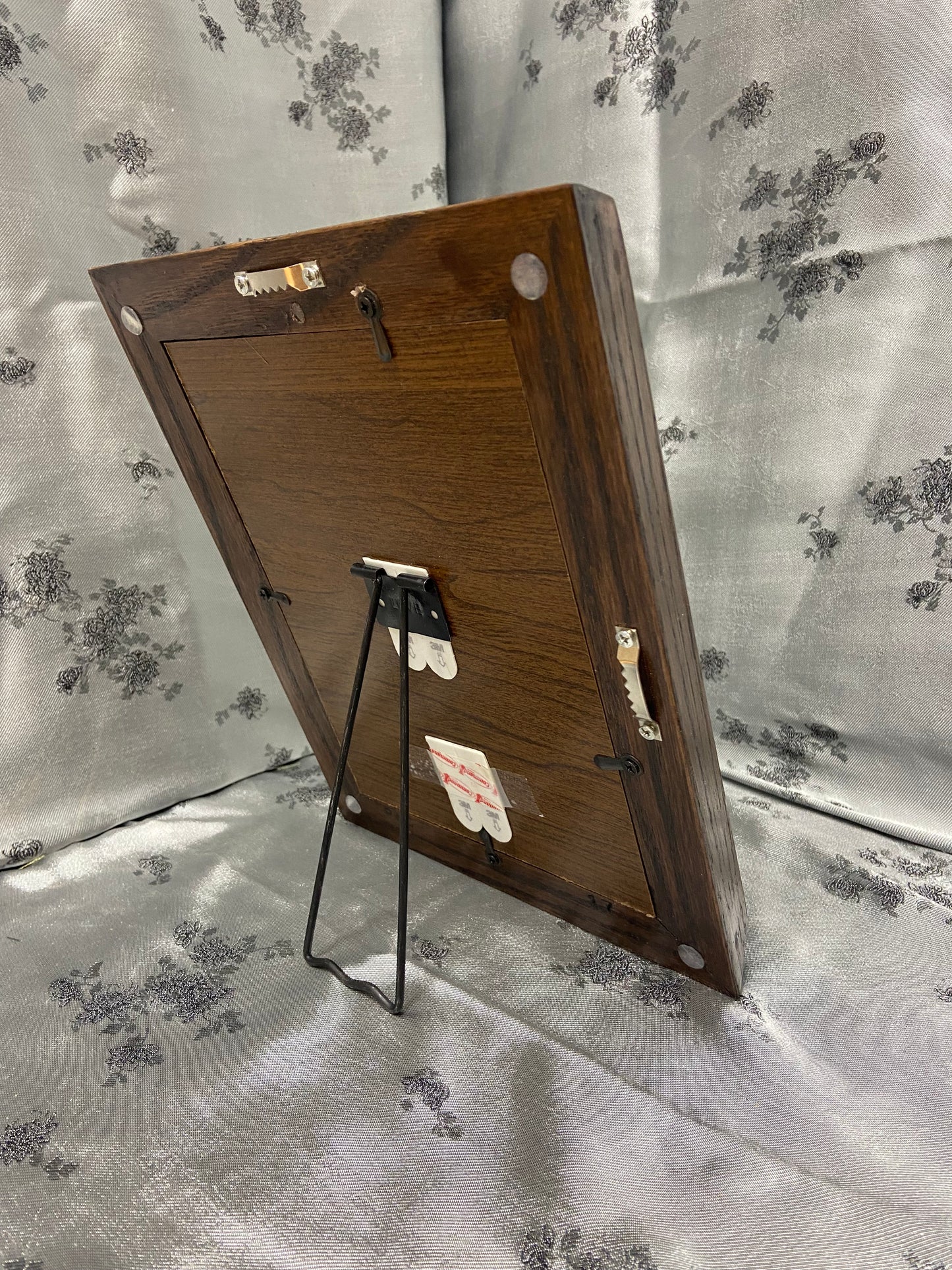 5x7 Red Oak Picture Frame with Dark Bourbon Stain (#17)