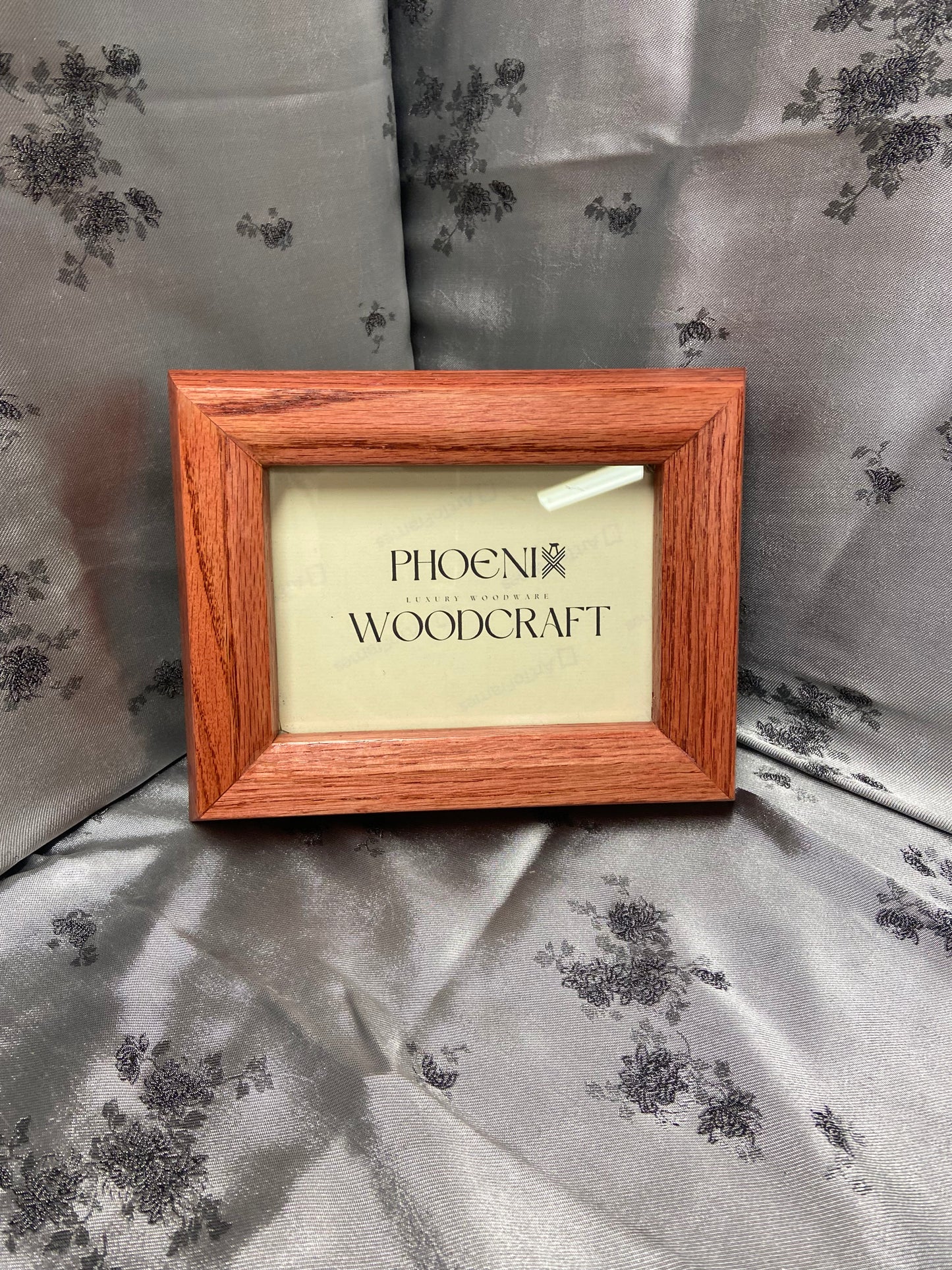 5x7 Picture Frame #15 - Red Oak with Sedona Varnish