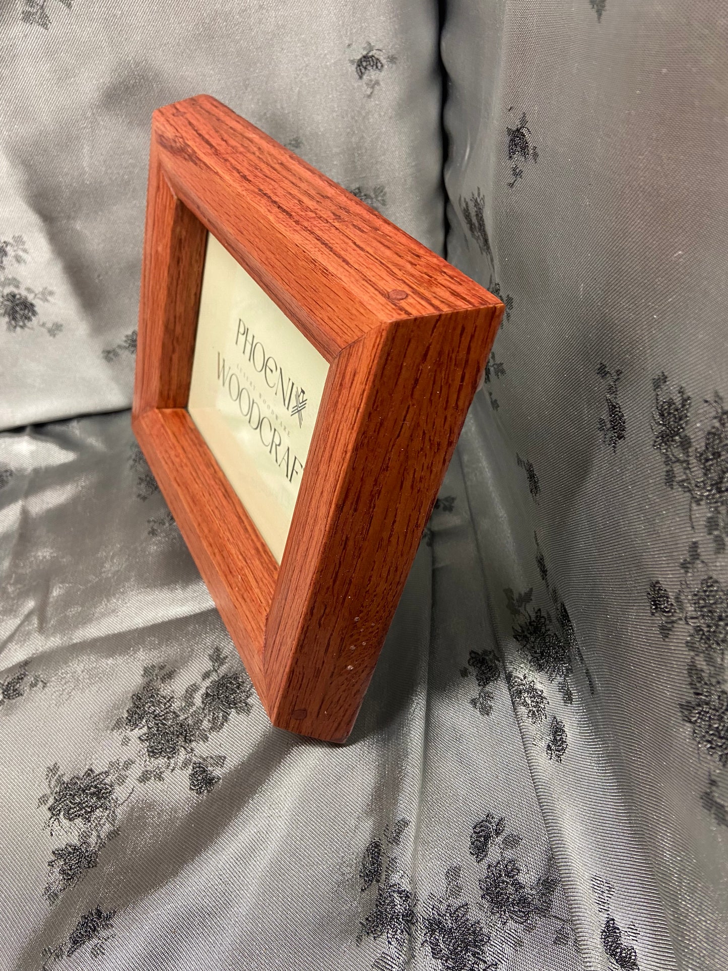 5x7 Picture Frame #15 - Red Oak with Sedona Varnish