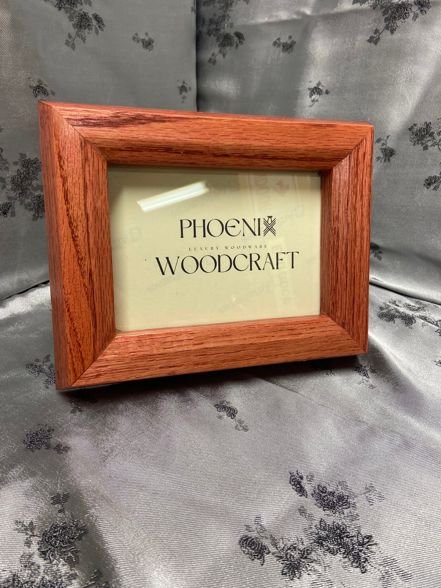 5x7 Picture Frame #15 - Red Oak with Sedona Varnish