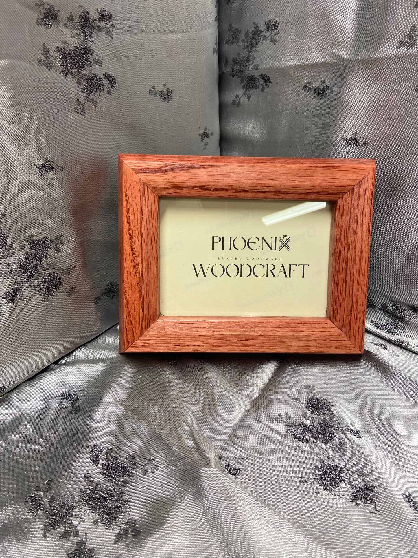 5x7 Red Oak Picture Frame with Sedona Varnish