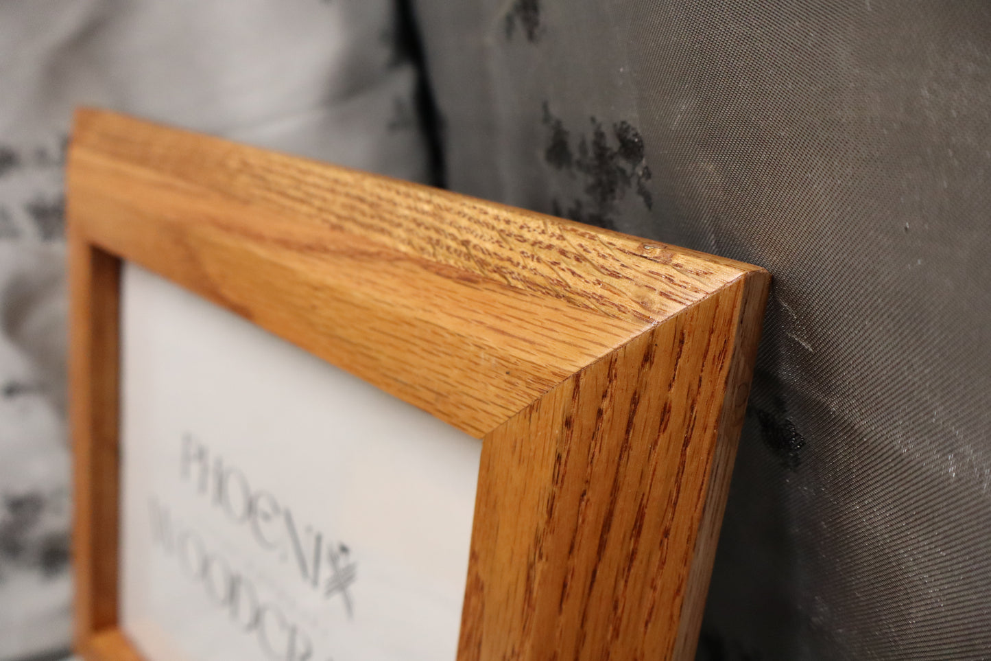 8x10 Red Oak Picture Frame with Red Chestnut Stain (#24)