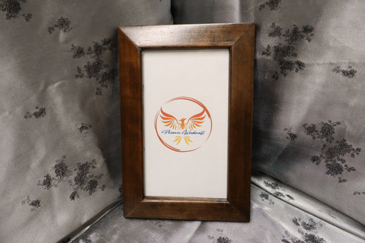 6x10 Cherry Picture Frame with Ebony Stain (#25)