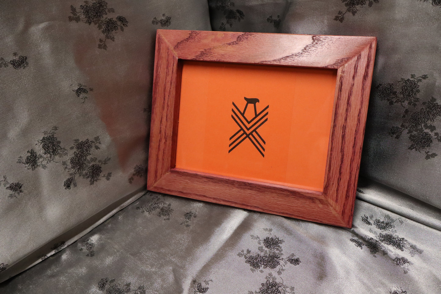 6x8 Oak Picture Frame with Cherry Stain (#32)
