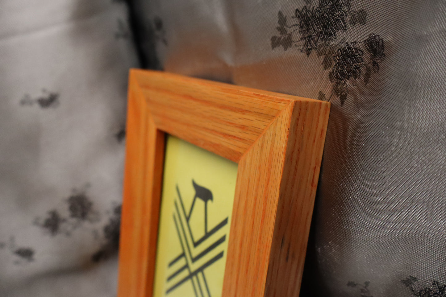 4x6 Orange Oak Picture Frame (#36)