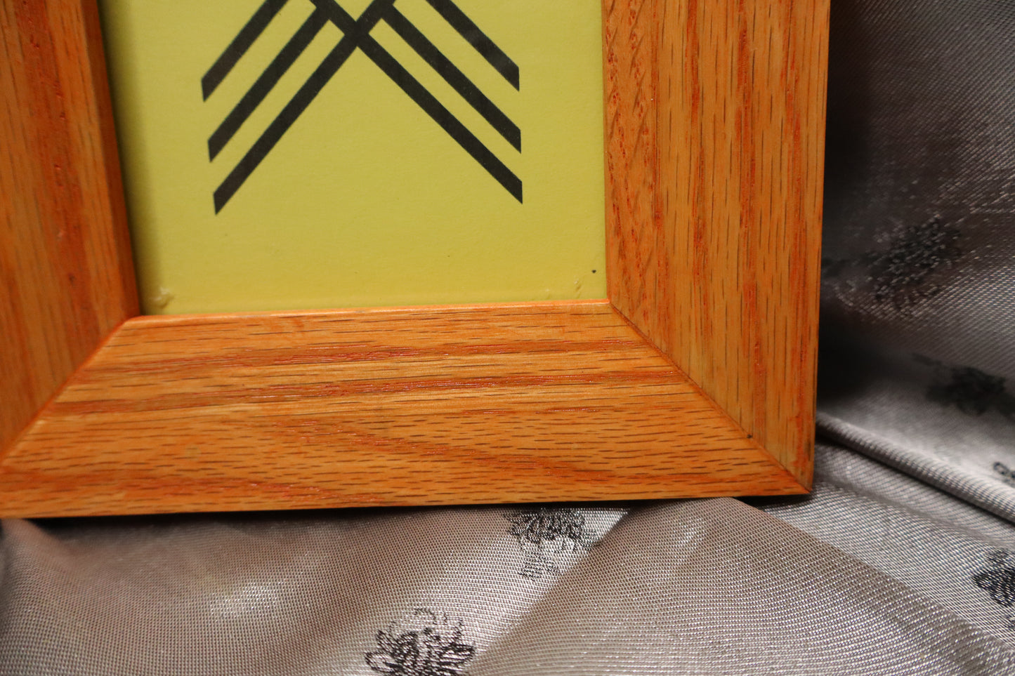 4x6 Orange Oak Picture Frame (#36)