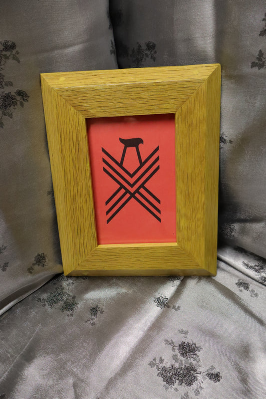 4x6 Daffodil Yellow Oak Picture Frame (#41)