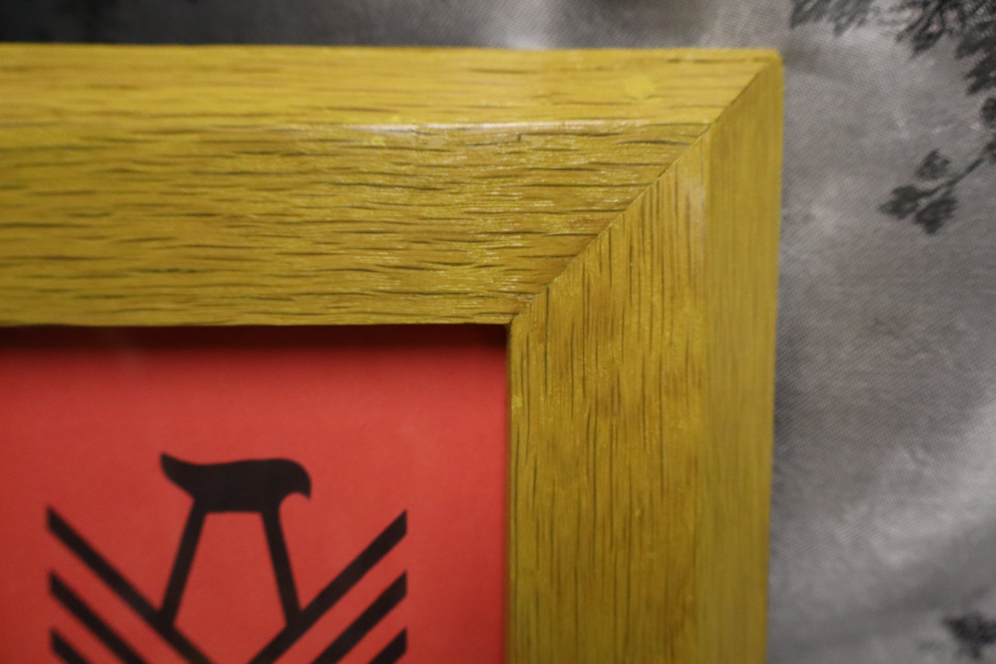 4x6 Daffodil Yellow Oak Picture Frame (#41)