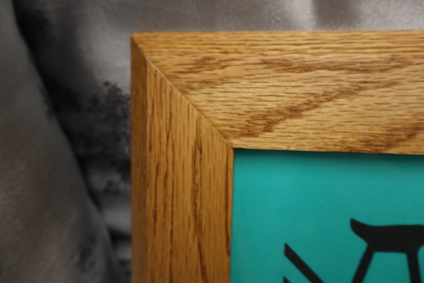 6x8 Golden Oak Picture Frame (#42)