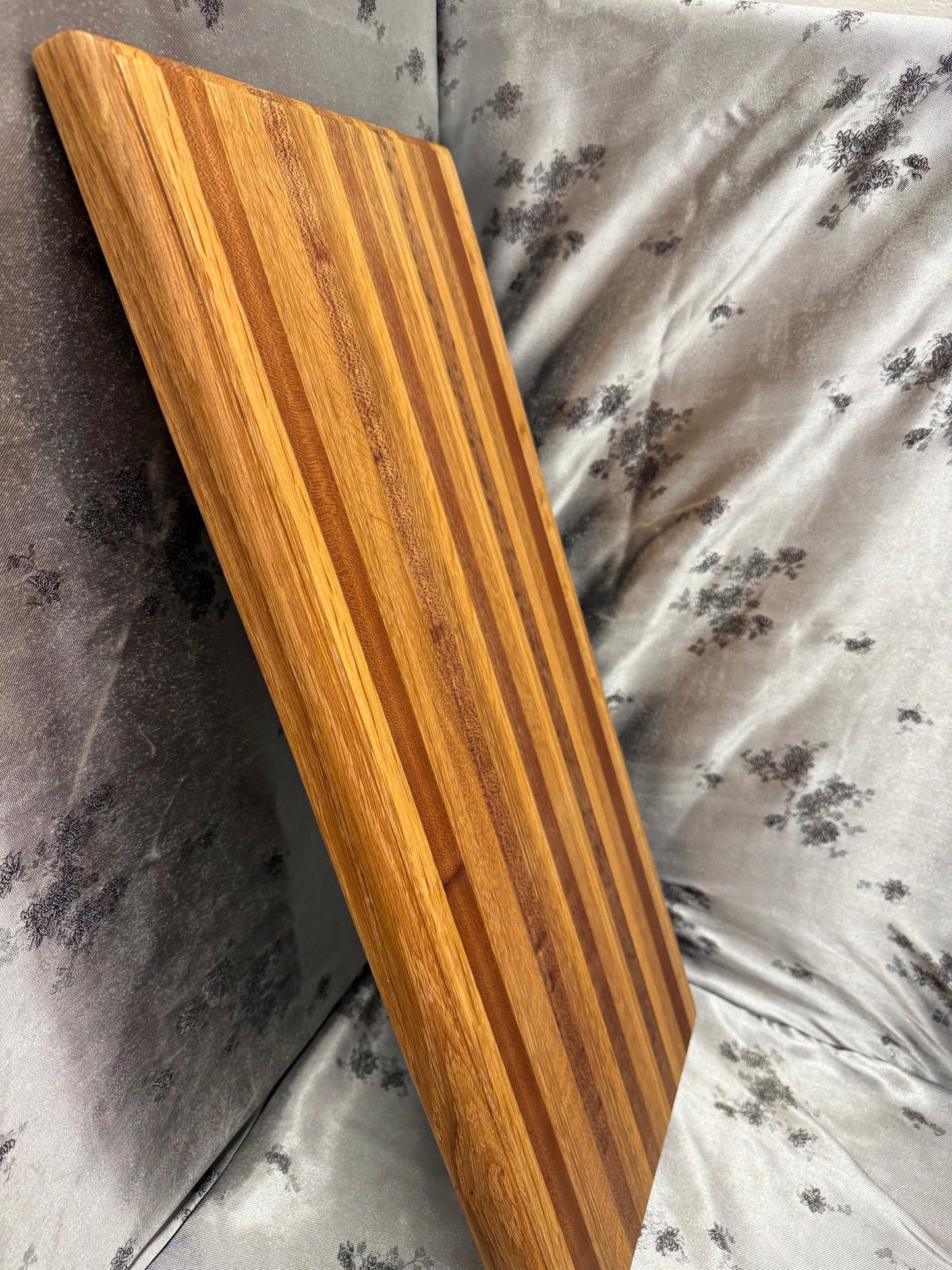 Board # 134 - XL size - American Cherry and African Mahogany