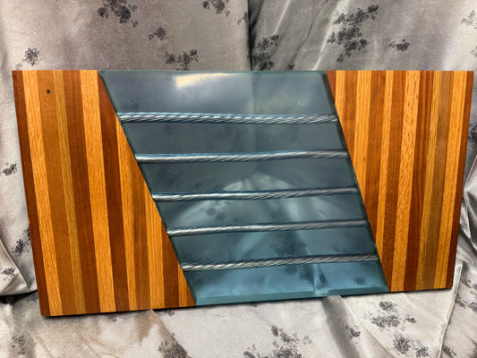 Charcuterie Board #131 - Red Oak, White Oak and American Cherry