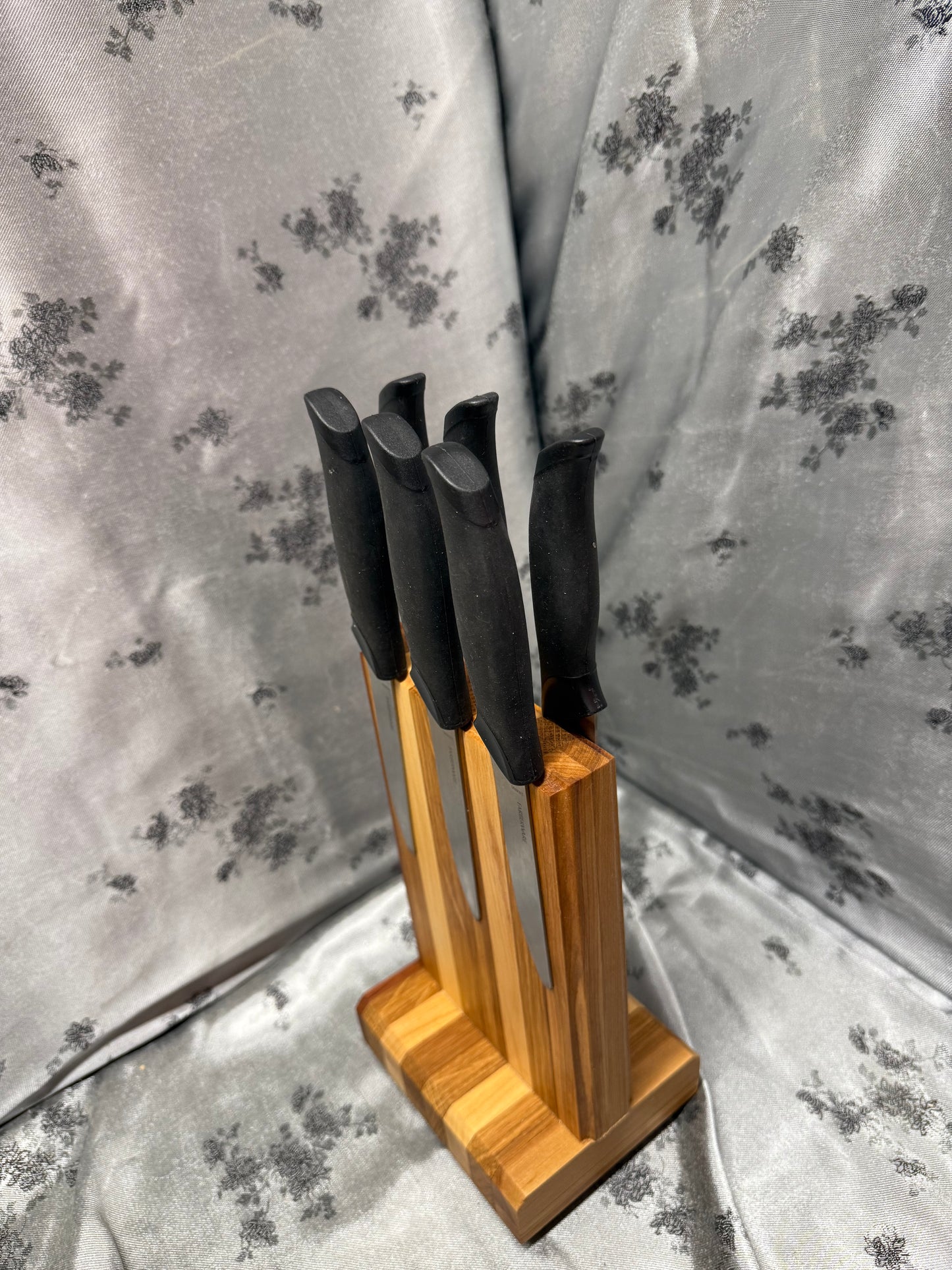 Knife Block #10 - Red Oak, Maple and American Cherry