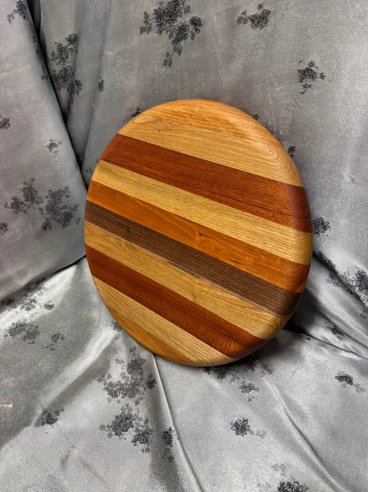 Board #169 - Medium - Red Oak, Indian Mahogany, American Cherry and Walnut