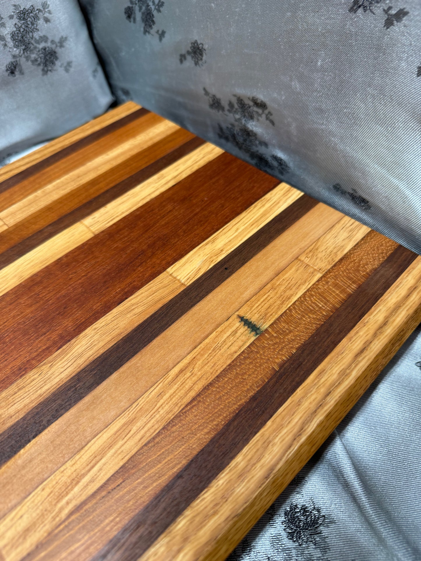 Board #172 - Large - Red Oak, Maple, Walnut, American Cherry and Indian Mahogany