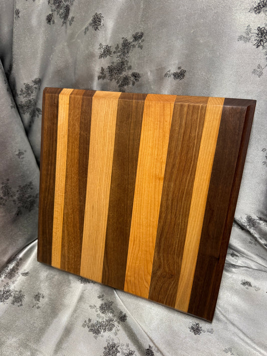 Board #136 - Medium - Black Walnut and Maple