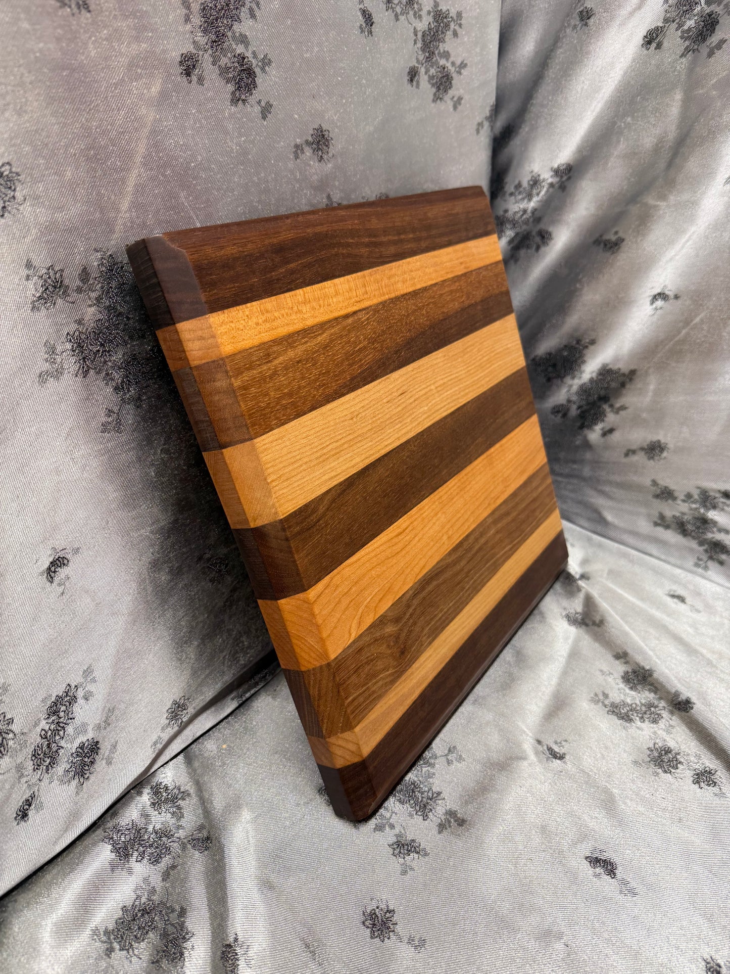 Board #136 - Medium - Black Walnut and Maple