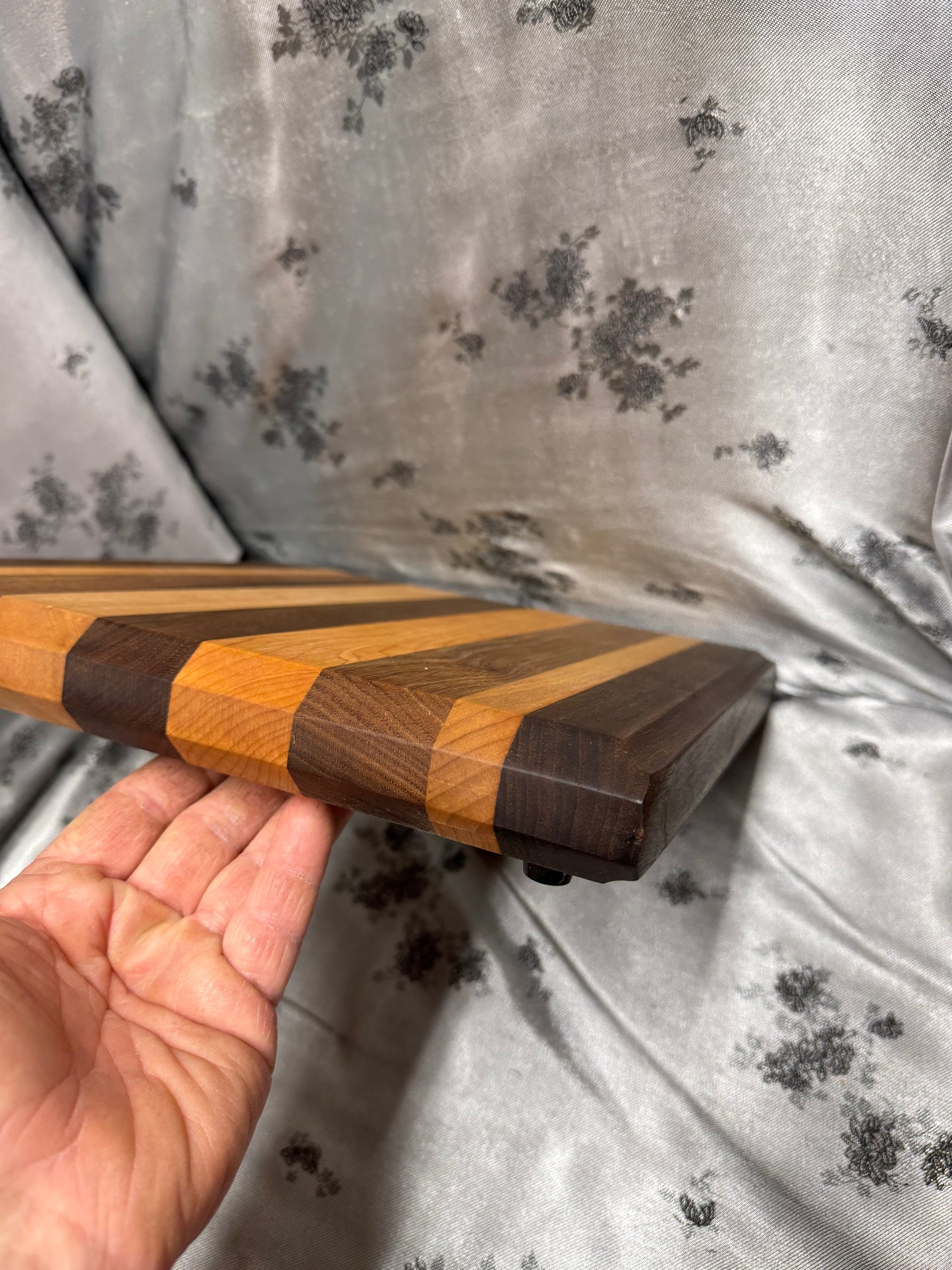 Board #136 - Medium - Black Walnut and Maple