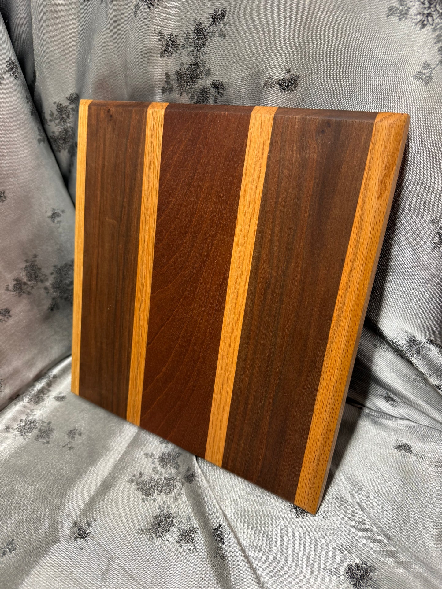 Board #137 - Medium - Walnut, Indian Mahogany and Red Oak