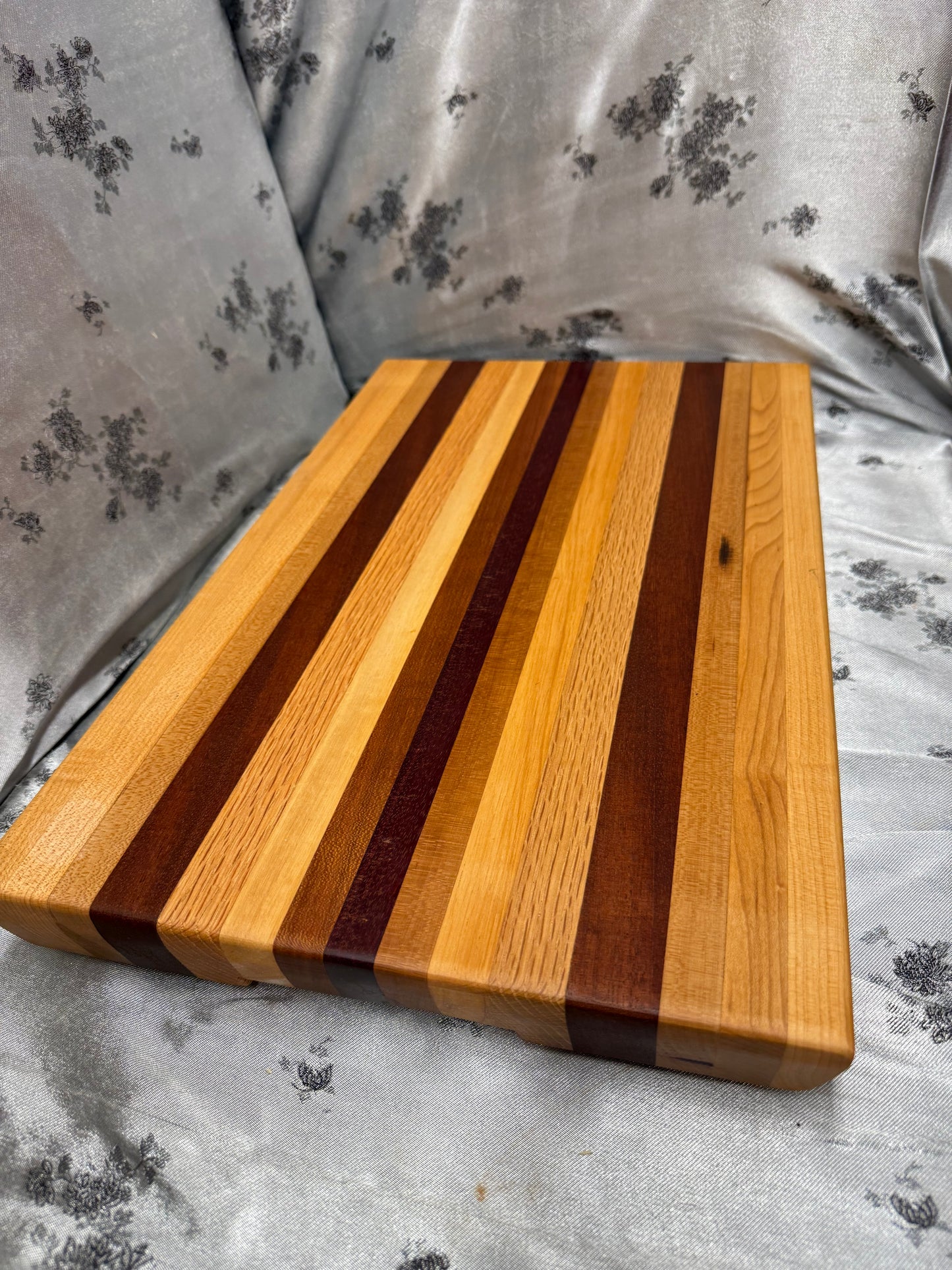 Board #144 - Large - Red Meranti, Maple, American Cherry, Red Oak and African Mahogany