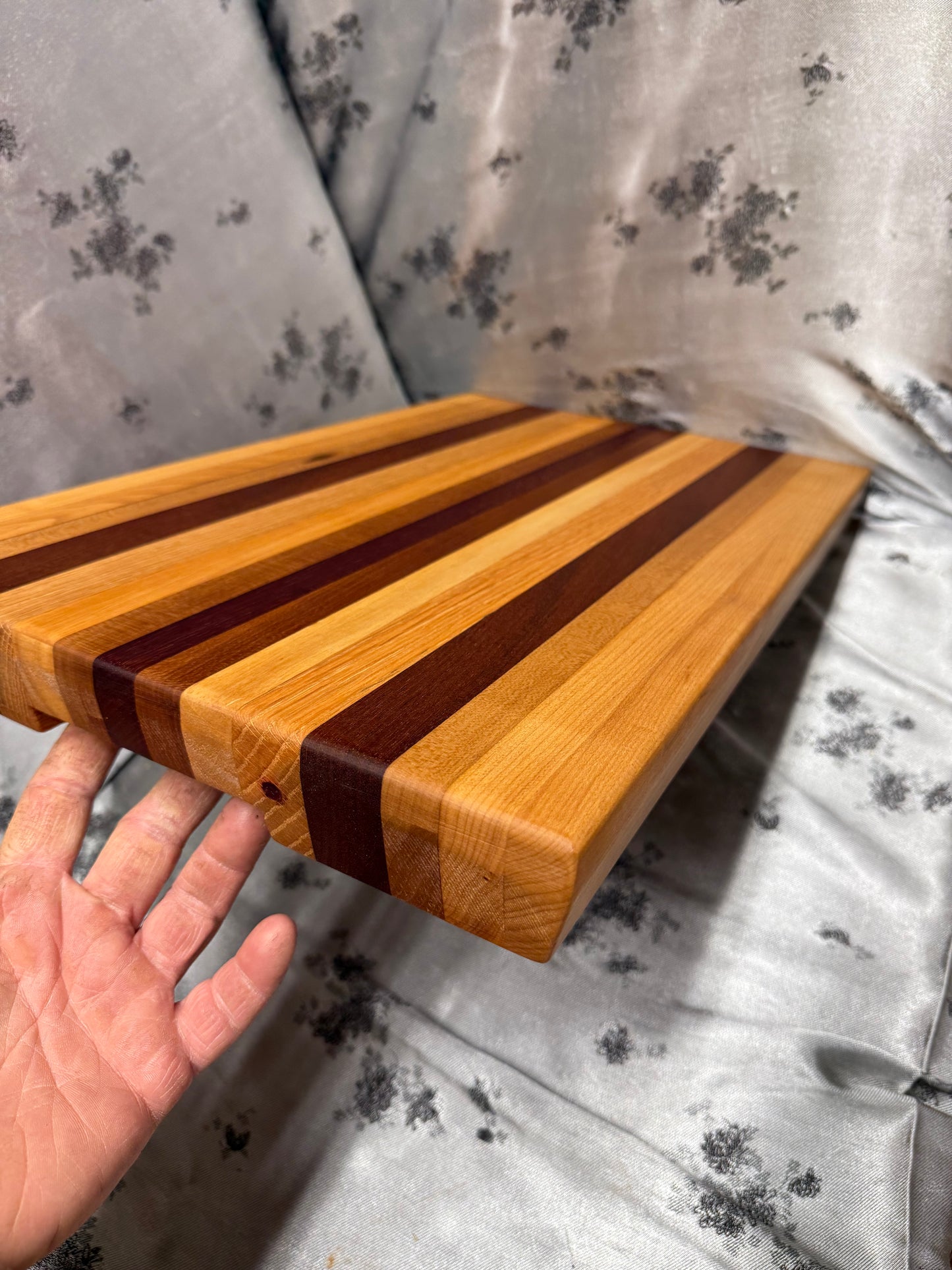 Board #144 - Large - Red Meranti, Maple, American Cherry, Red Oak and African Mahogany