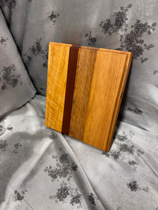 Board #141A - Mini - Maple, Brazilian Cherry and White Oak