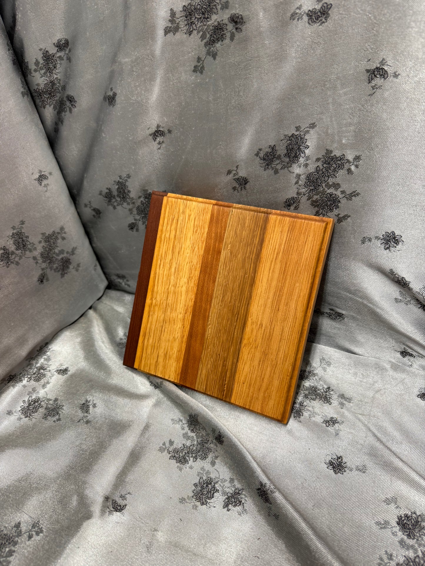 Board #141B - Mini - Maple, Brazilian Cherry and White Oak