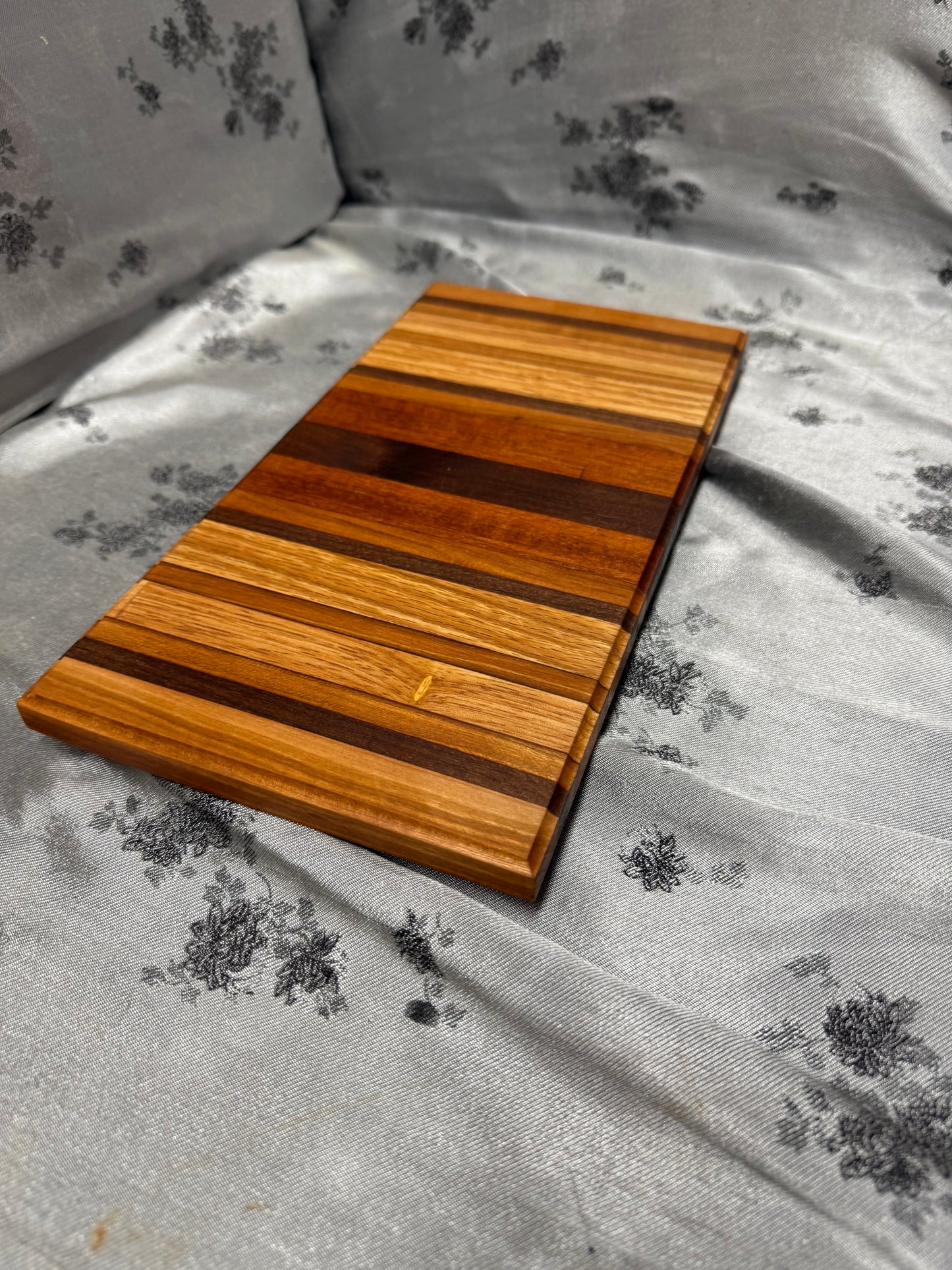 Board #176 - Small - Indian Mahogany, Walnut, Maple and American Cherry