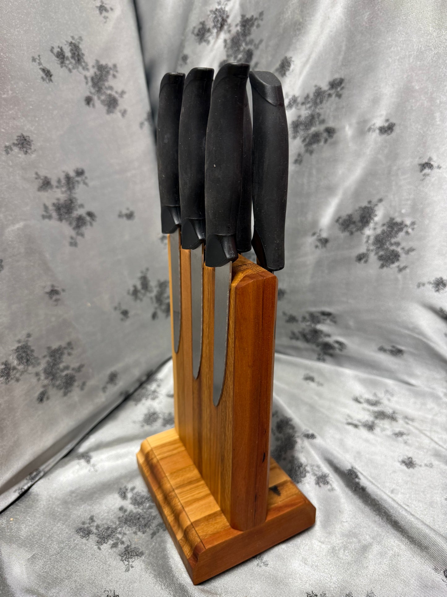 Knife Block #16 - Red Oak, Maple and American Cherry
