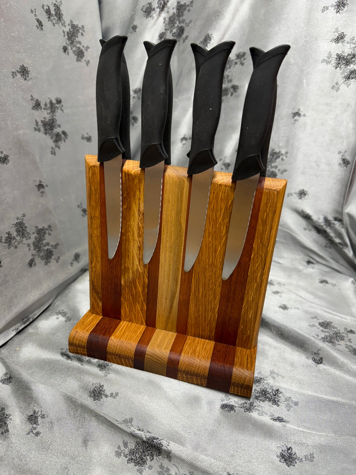 Knife Block #27 - Red Oak, White Oak and American Cherry