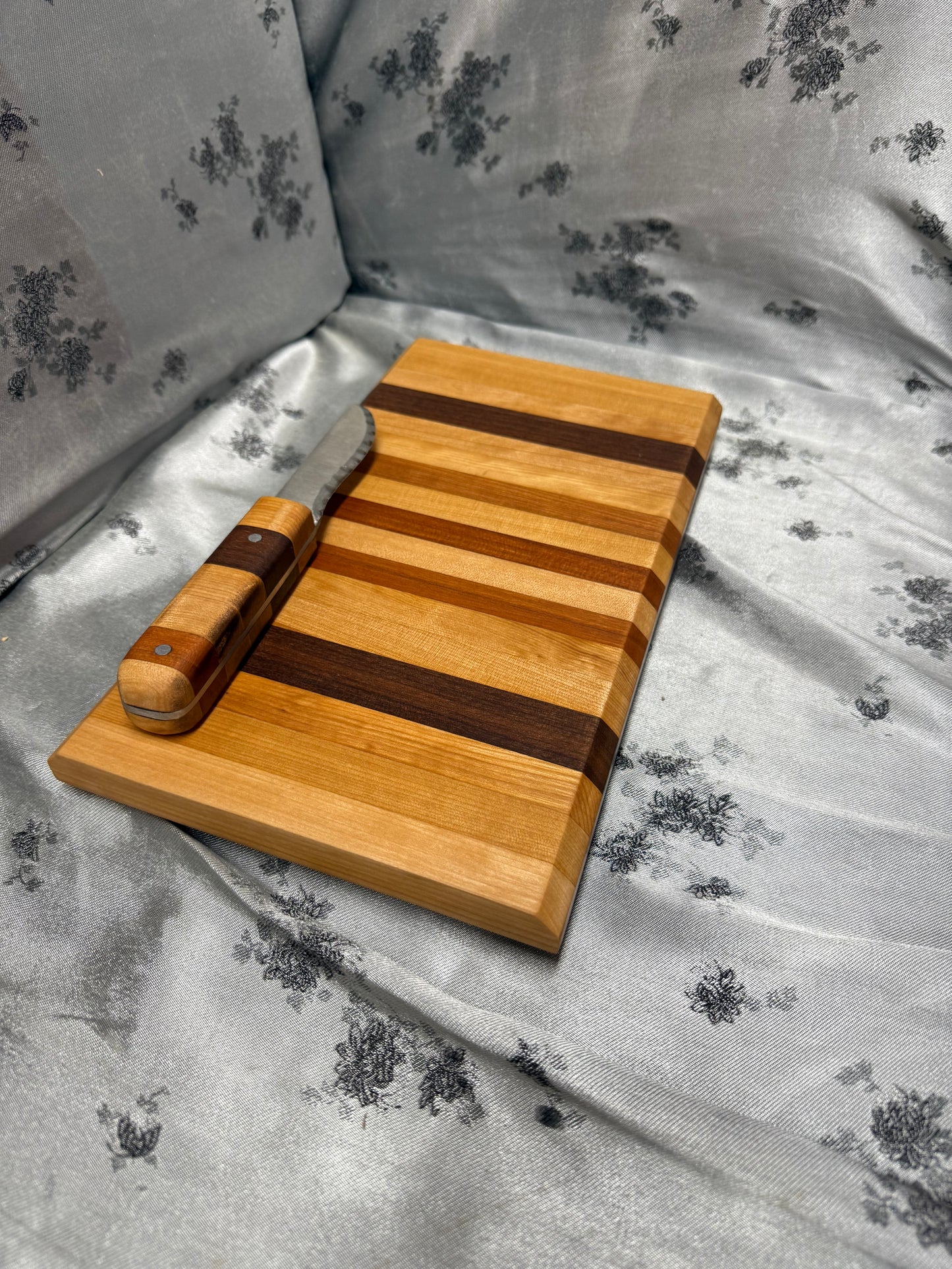 Cheese Board #4 - Maple, American Cherry and Walnut