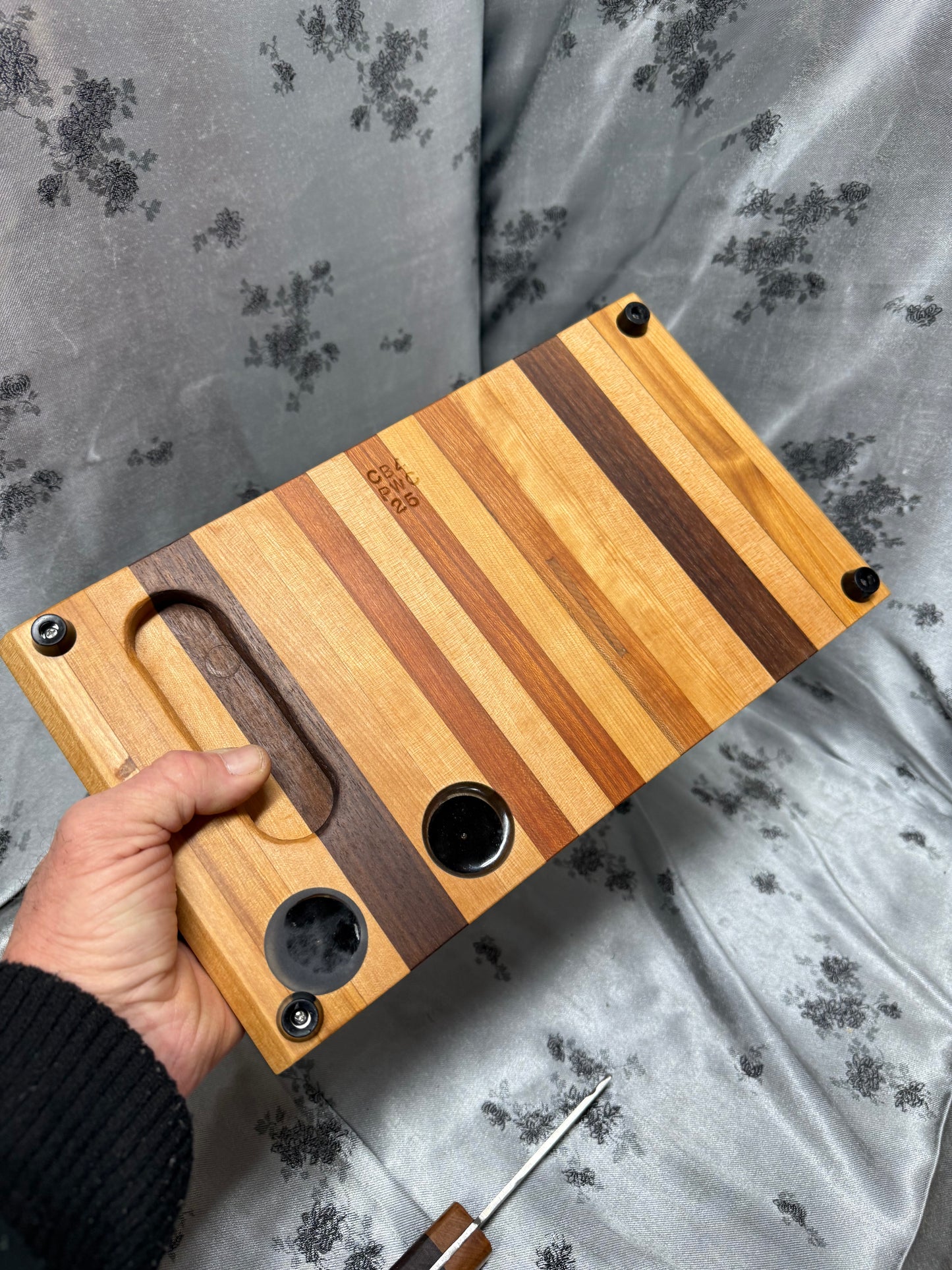 Cheese Board #4 - Maple, American Cherry and Walnut