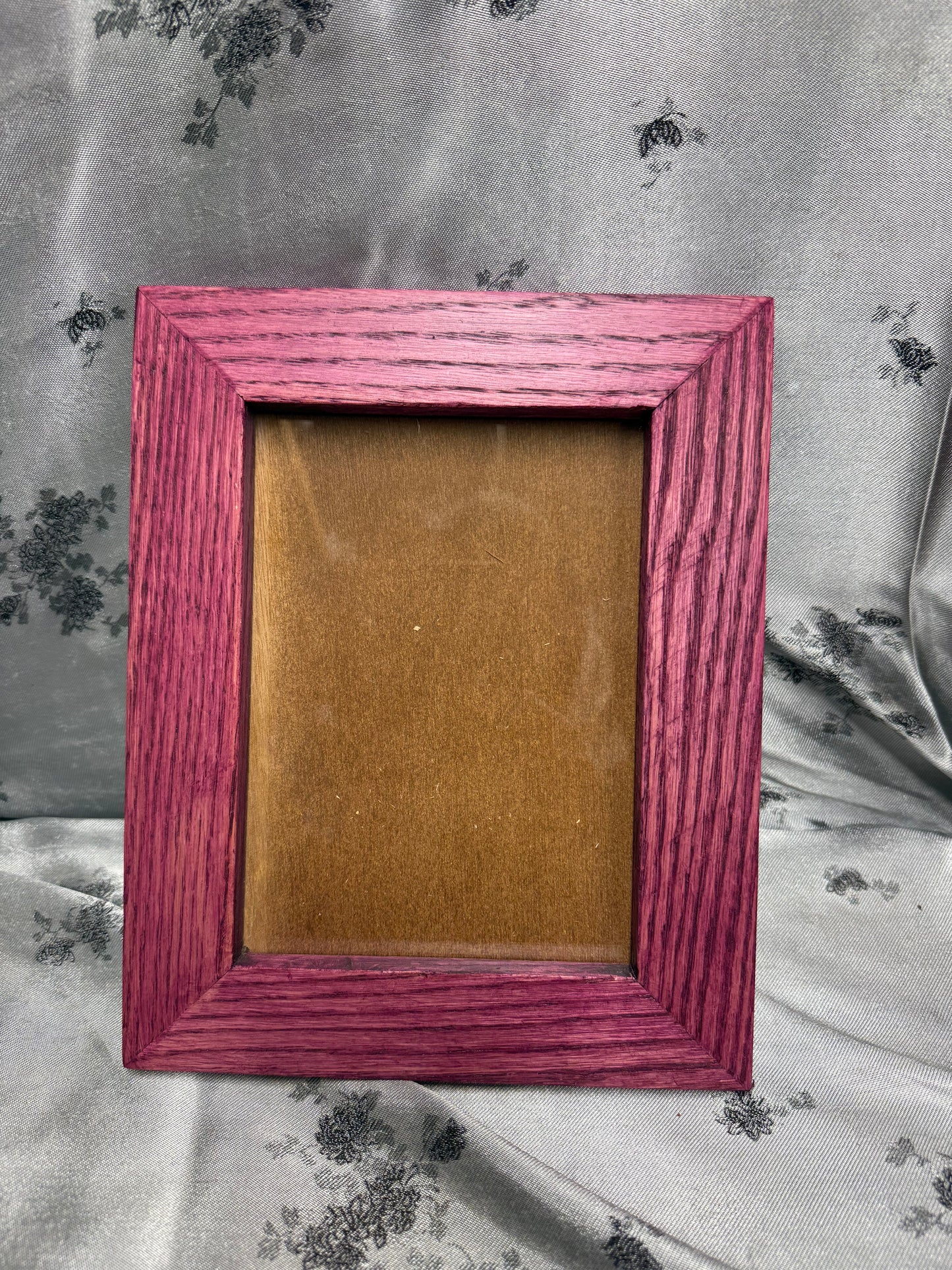 5x7 Picture Frame #47 - Red Oak with Cherry Blossom Stain