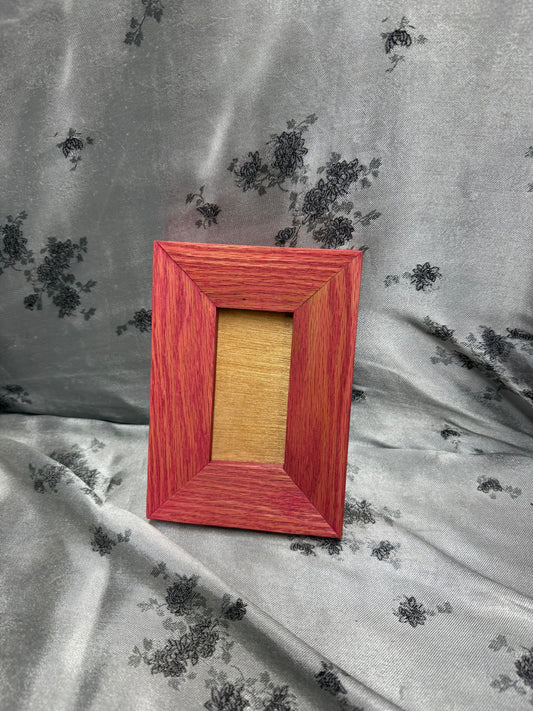 2x4 Picture Frame #50 - Red Oak with Blossom Pink Stain