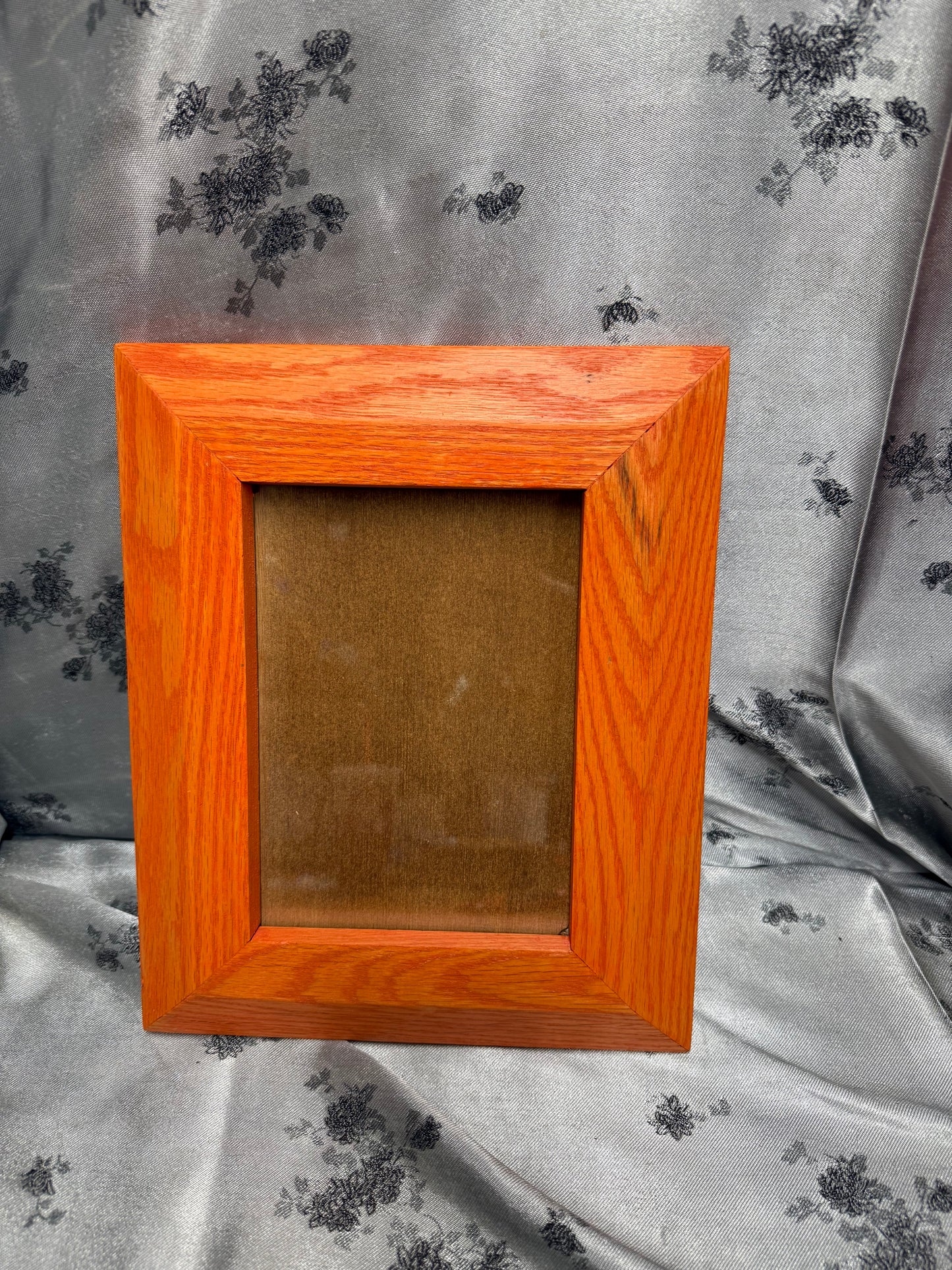 8x10 Picture Frame #53 - Maple with Fiesta Orange Stain