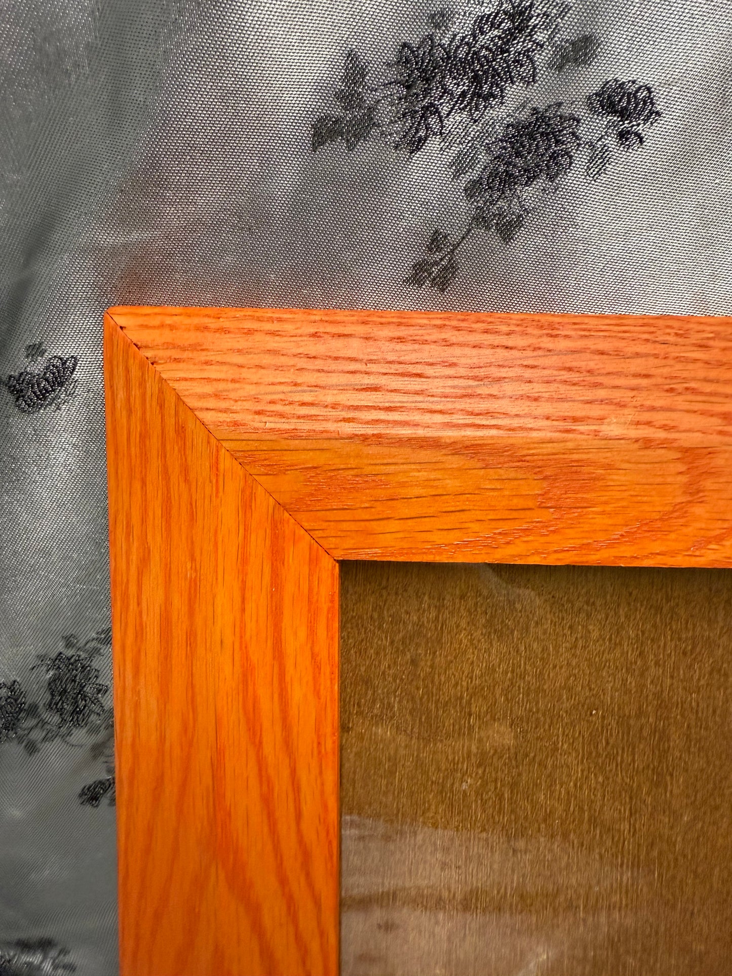8x10 Picture Frame #53 - Maple with Fiesta Orange Stain