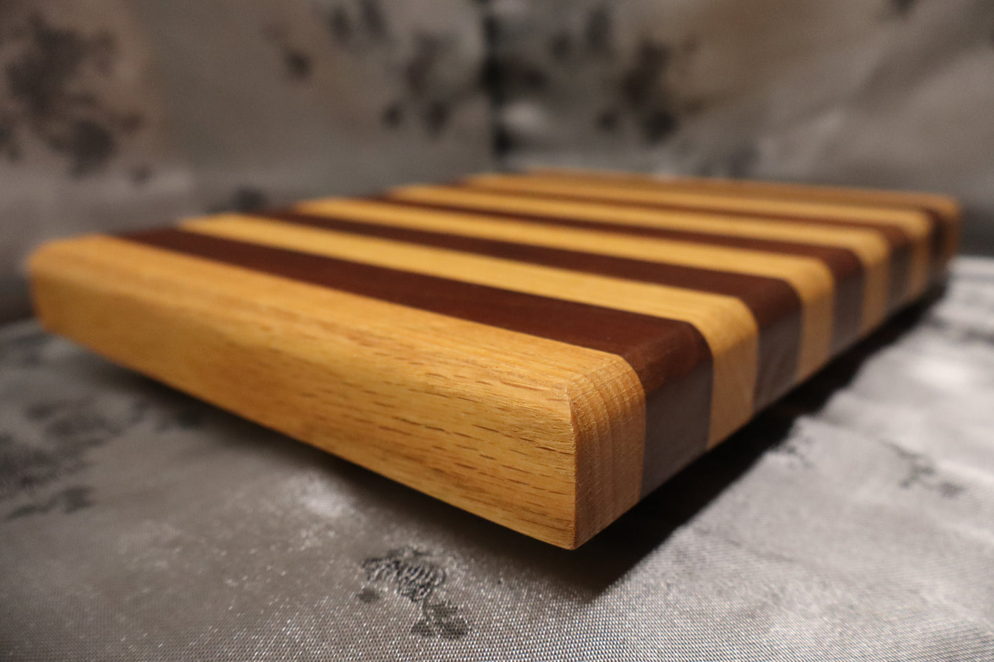 Red Oak and Brazilian Cherry Small Cutting Board
